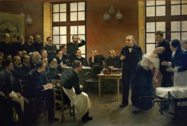 La leçon clinique de Charcot à La Salpetrière par André Brouillet 1887